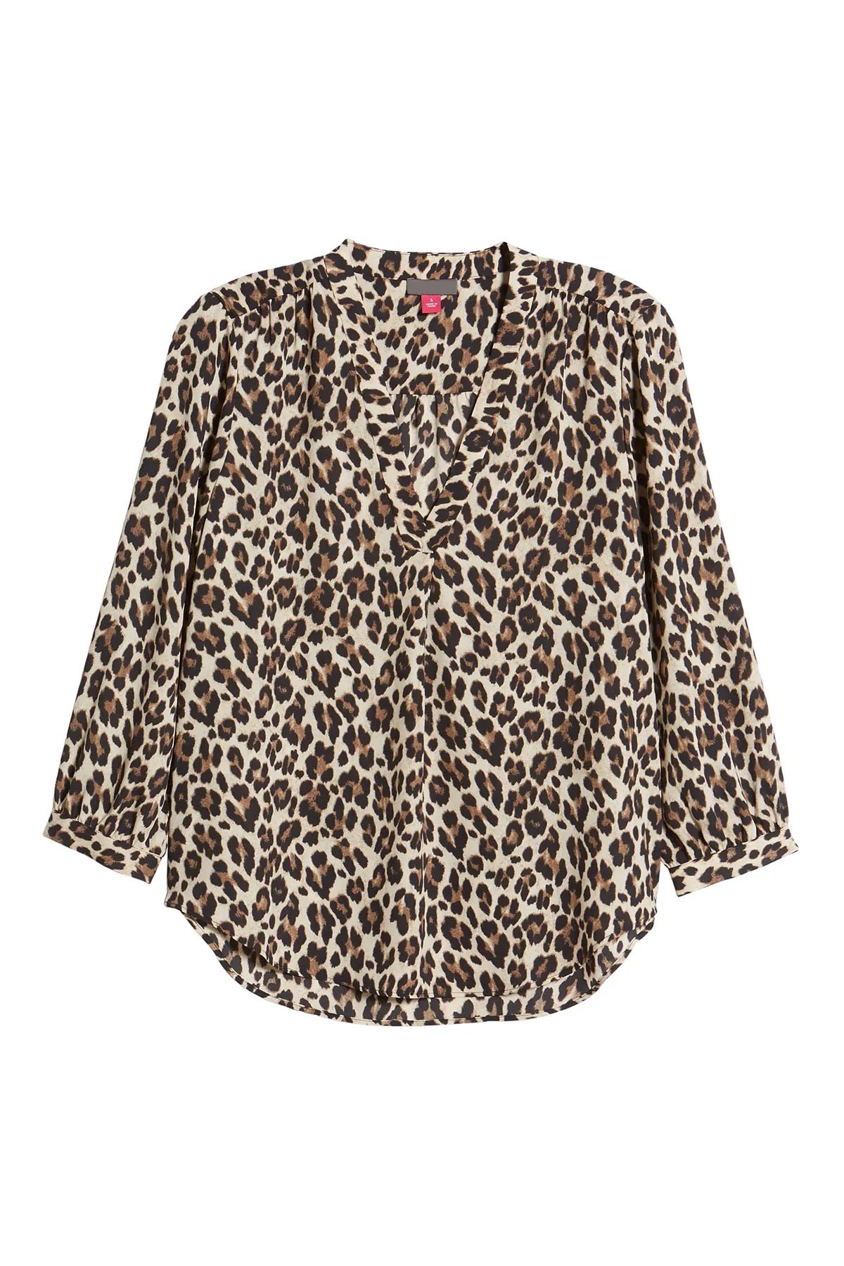 Leopar Desenli Uzun Kollu Bluz