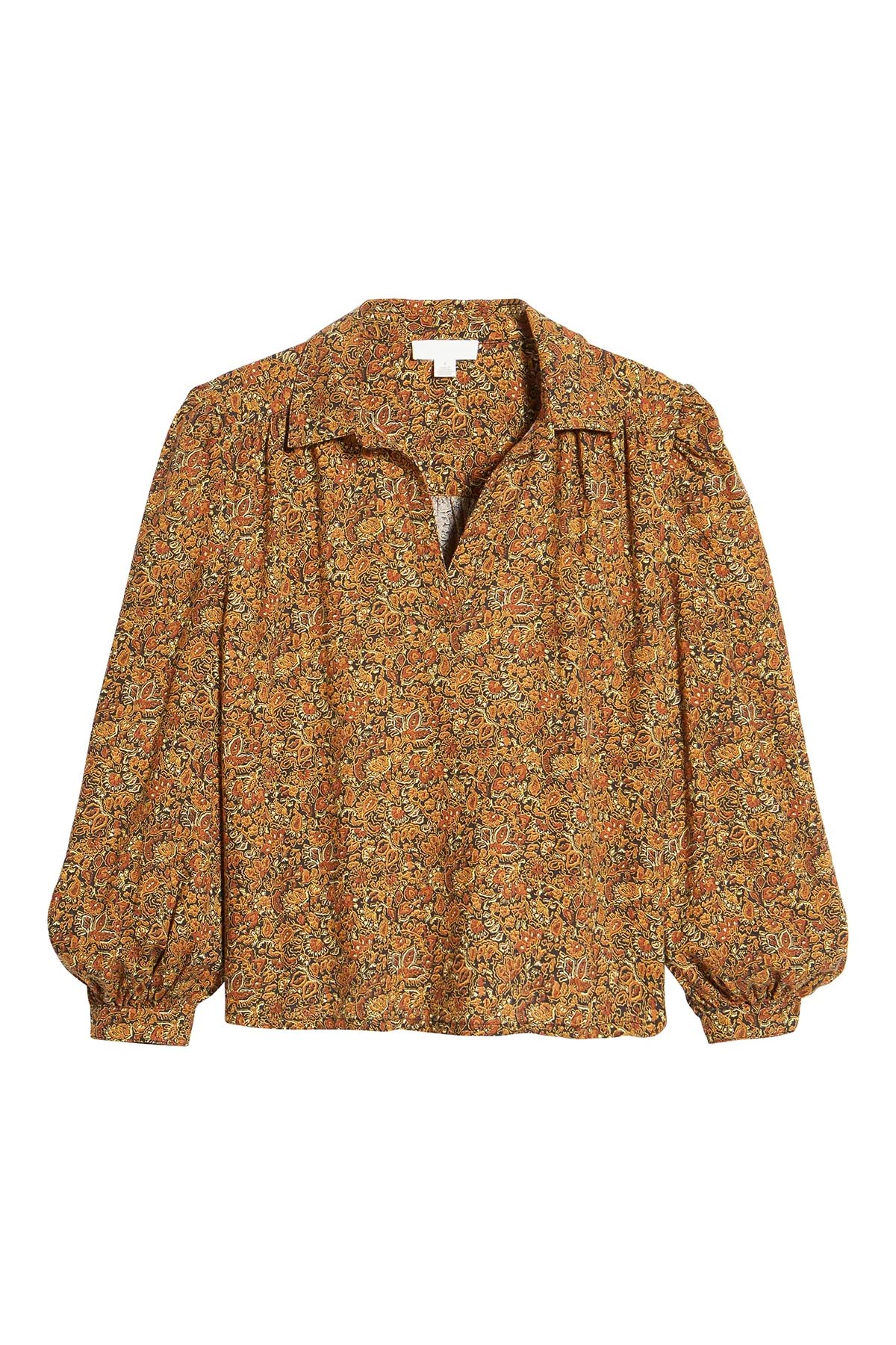 Otantik Desenli Bluz