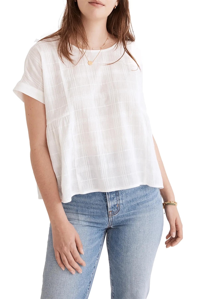 Şile Bezi Beyaz Bluz